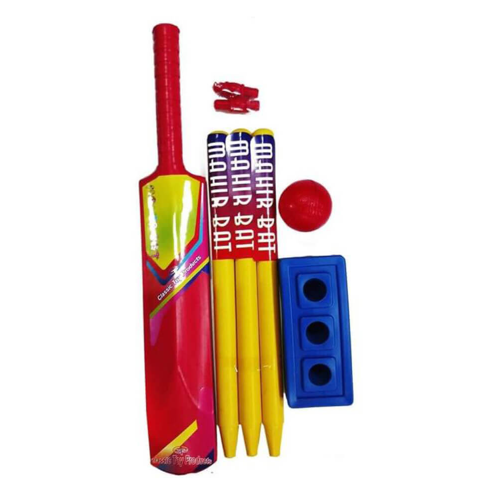 Plastic Cricket Bat Stamp Ball PC2024